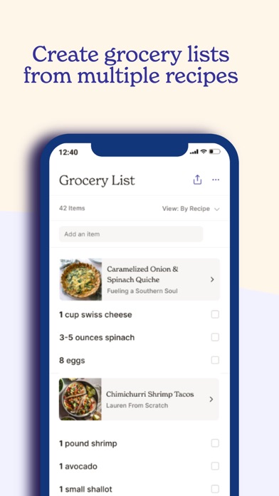Spillt: Recipe & Meal Plan App screenshot 2