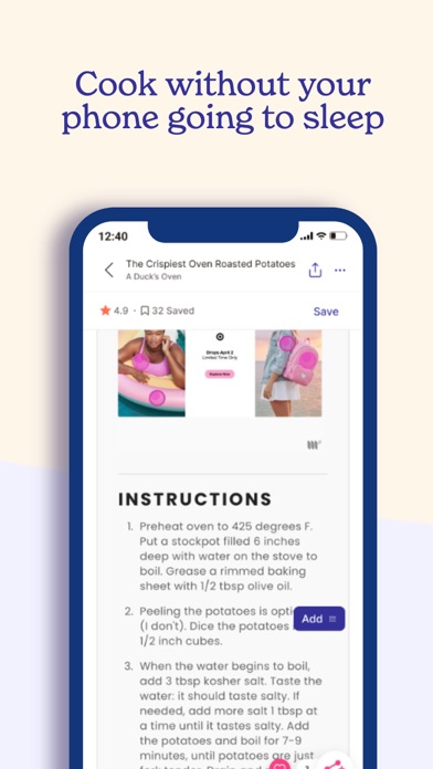 Spillt: Recipe & Meal Plan App screenshot 1