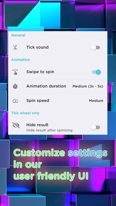 Spin The Wheel Ultimate screenshot 1
