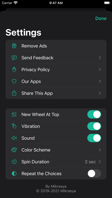 Spin Wheel Decisions screenshot 1