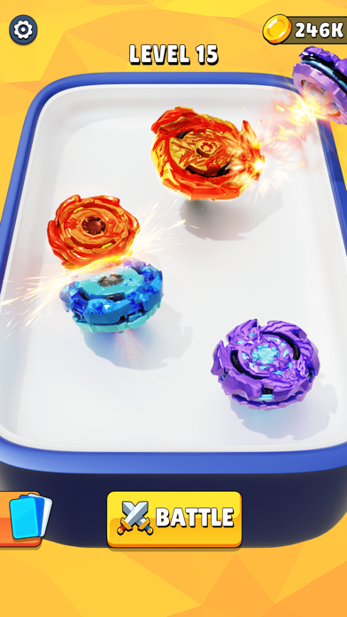 Spinner Battle Merge Master screenshot 2