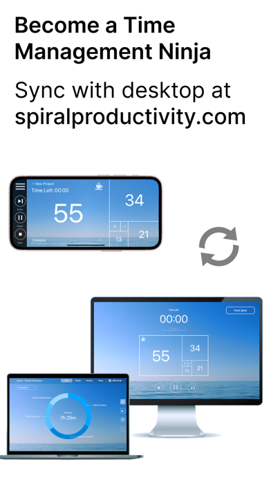 Spiral - Fibonacci Focus Timer screenshot 1