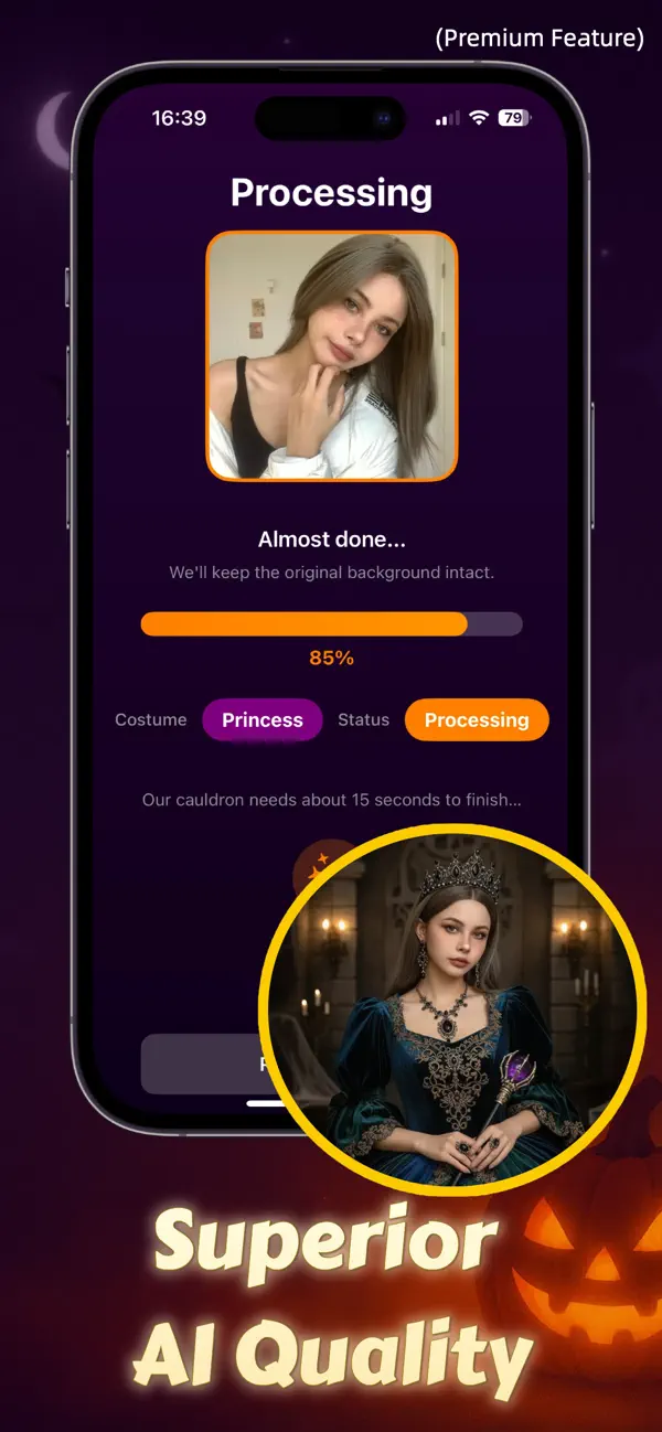 Spirit Halloween Costume AI screenshot 2