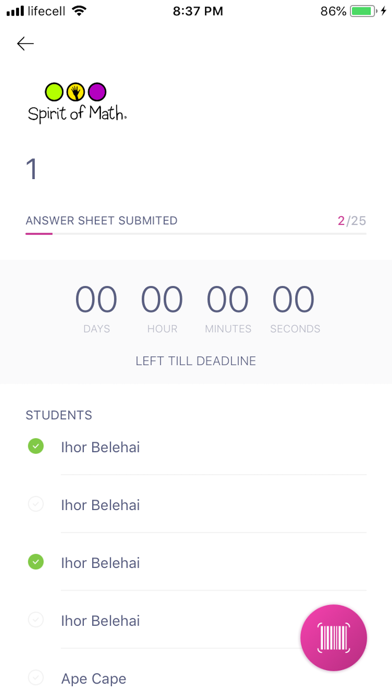 Spirit of Math Contest Scanner screenshot 4