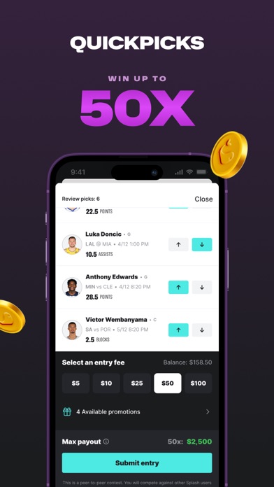 Splash Sports | Survivor & DFS screenshot 8