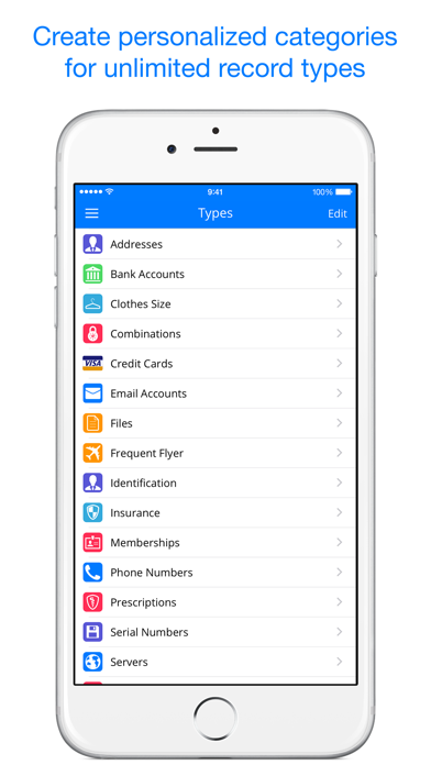 SplashID Safe Password Manager screenshot 1