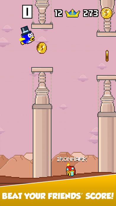 Splashy Fish - Adventure of Flappy Tiny Bird Fish screenshot 1