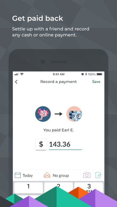 Splitwise screenshot 2