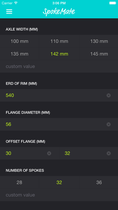 SpokeMate: Spoke-Length Calculator screenshot 2