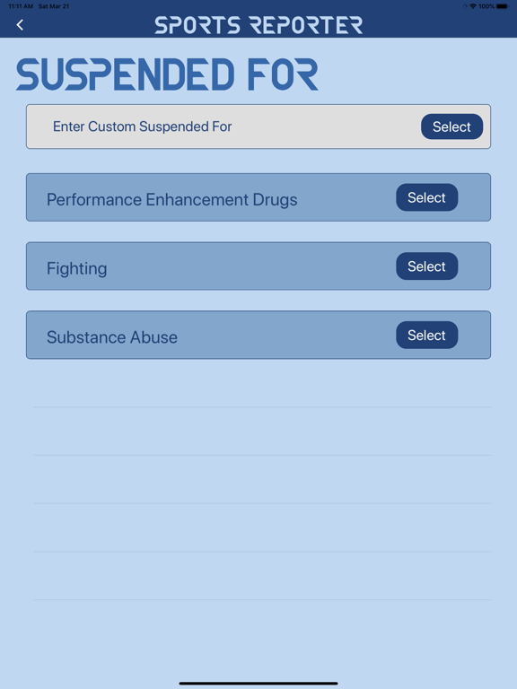 Sports Reporter screenshot 2
