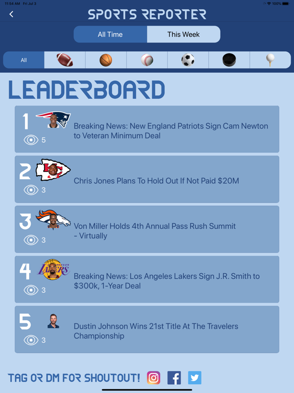 Sports Reporter screenshot 8