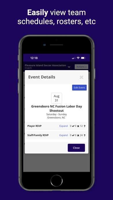 SportsBase - Sports Management screenshot 2