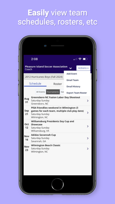 SportsBase - Sports Management screenshot 3