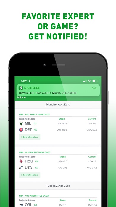SportsLine screenshot 1