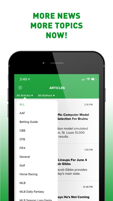 SportsLine screenshot 3
