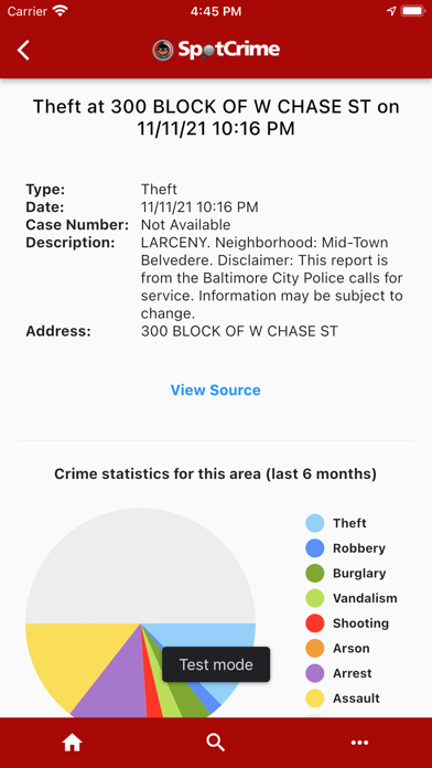 SpotCrime+ screenshot 1