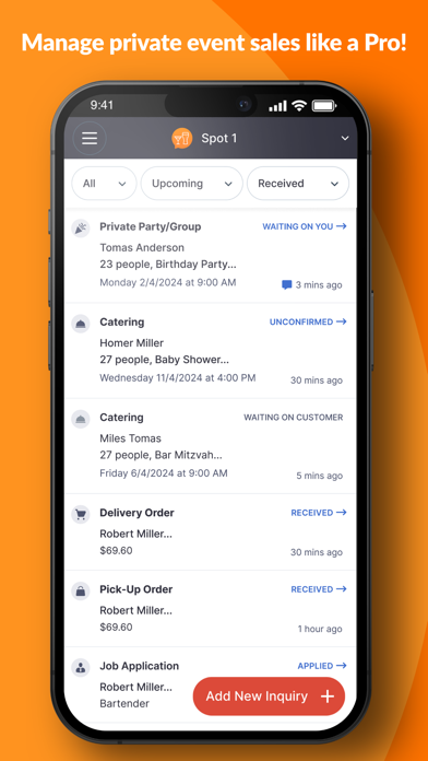 SpotHopper Sales & Inquiries screenshot 1