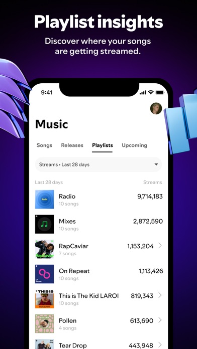Spotify for Artists screenshot 2