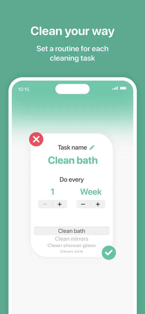 Spotless: A simply clean home screenshot 5