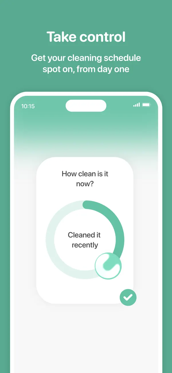 Spotless: A simply clean home screenshot 4