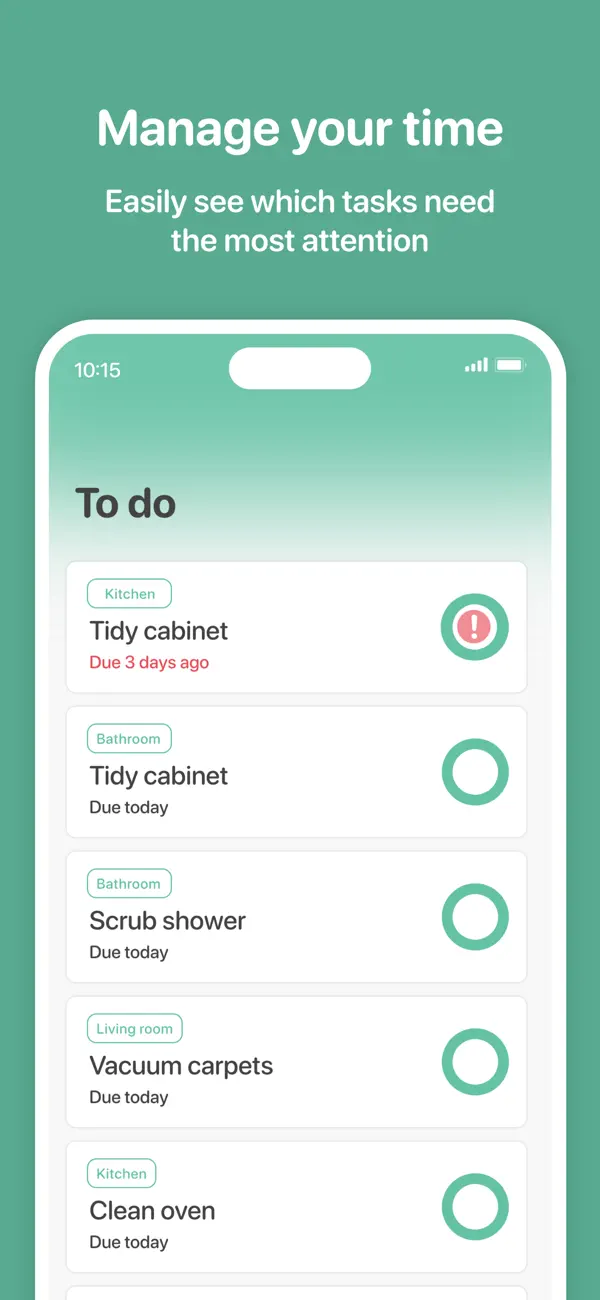 Spotless: A simply clean home screenshot 3