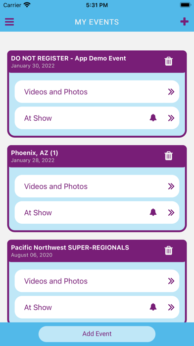 Spotlight Events screenshot 1