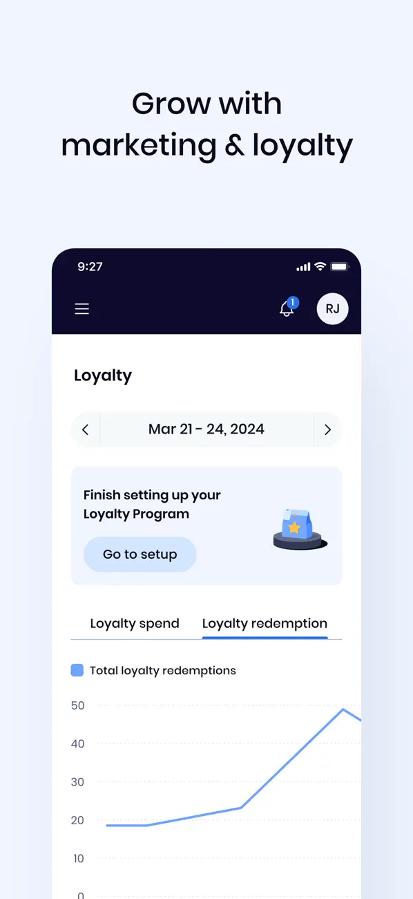SpotOn Dashboard screenshot 2