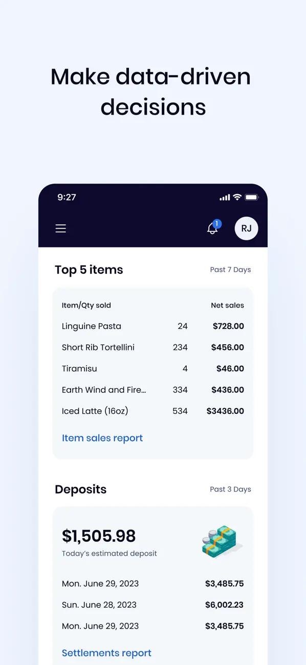 SpotOn Dashboard screenshot 4