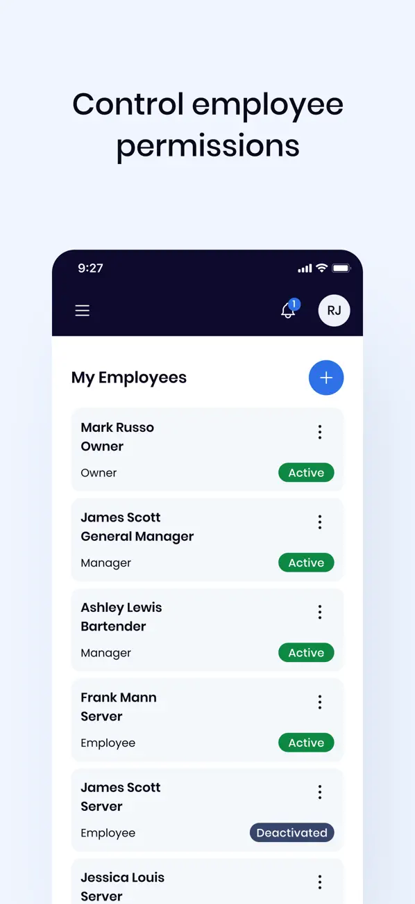 SpotOn Dashboard screenshot 3