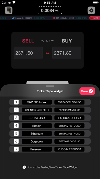 Spread Percentage Calculator screenshot 1
