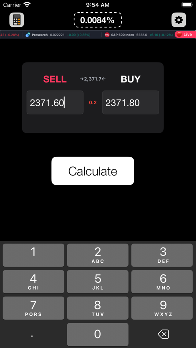 Spread Percentage Calculator screenshot 4