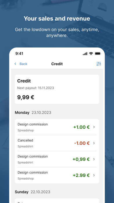 SpreadApp screenshot 2