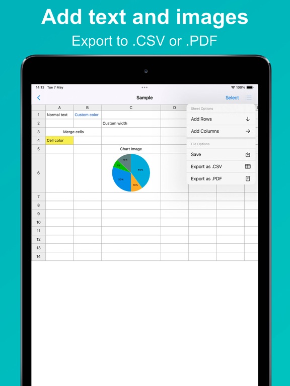 Spreadsheets - Table Memos screenshot 2