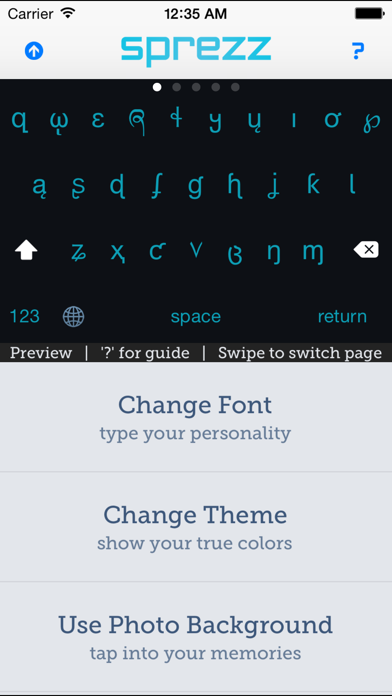 Sprezz - Custom Keyboard Themes and Fonts screenshot 4