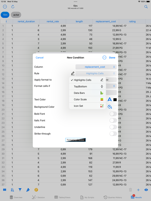 SQL Server Mobile Client PRO screenshot 8