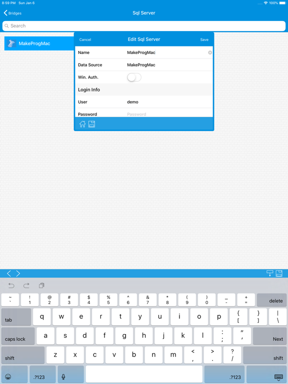 SqlWebProg2  Sql Server Client screenshot 9