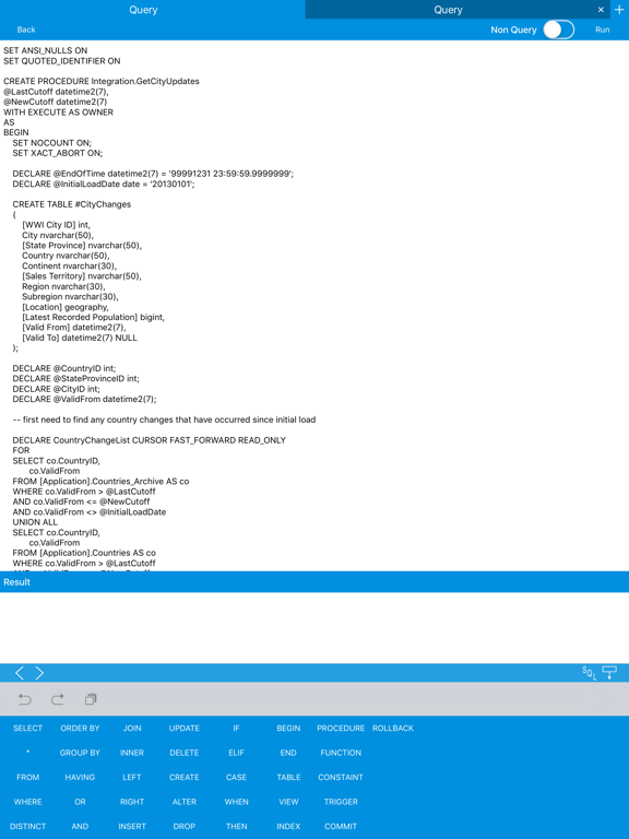 SqlWebProg2  Sql Server Client screenshot 2