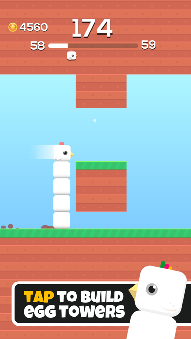 Square Bird - Flappy Chicken screenshot 5