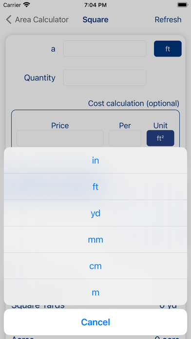 Square Footage Calculator + screenshot 2