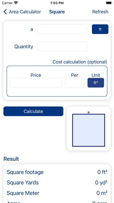 Square Footage Calculator + screenshot 3