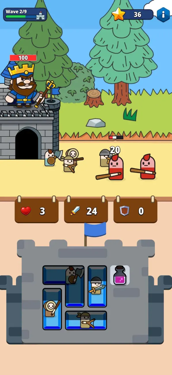 Square Warriors screenshot 1