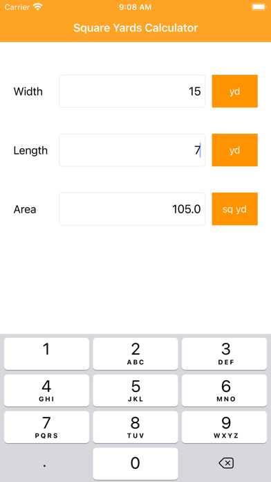 Square Yards Calculator screenshot 3
