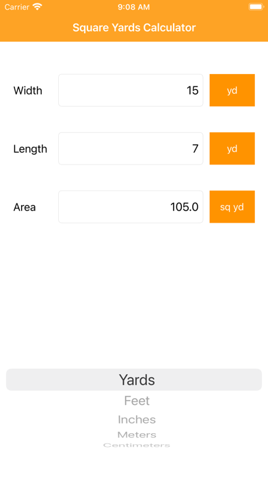 Square Yards Calculator screenshot 2