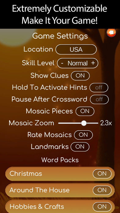 sQworble: Fun Crossword Puzzle screenshot 1
