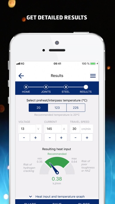 SSAB WeldCalc screenshot 3