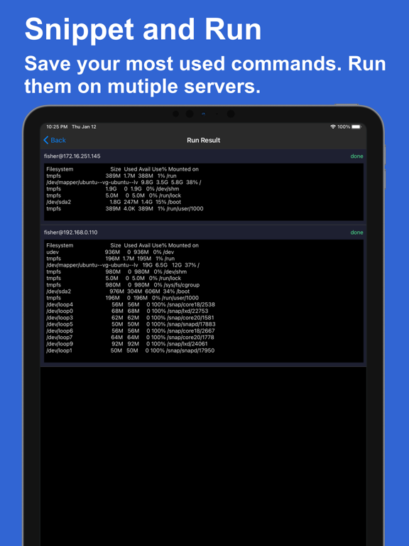 SSH Terminal+ screenshot 3