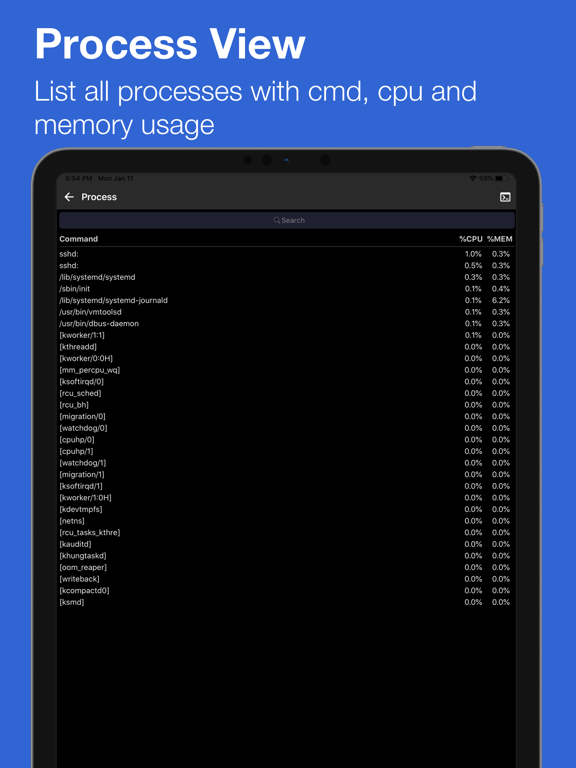 SSH Terminal+ screenshot 1