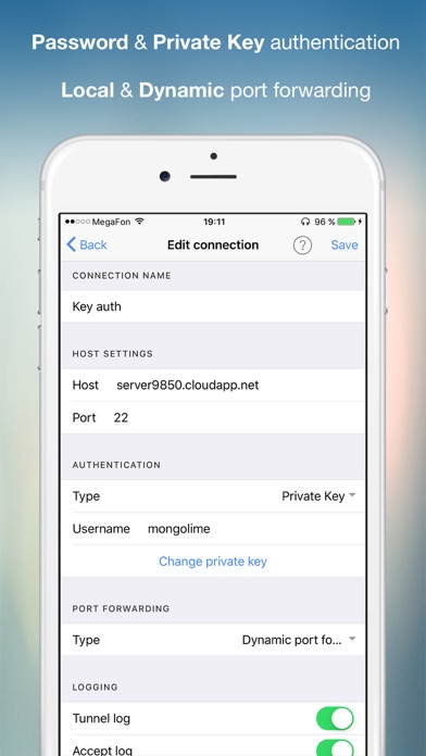 SSH Tunnel - with SOCKS5 proxy screenshot 4