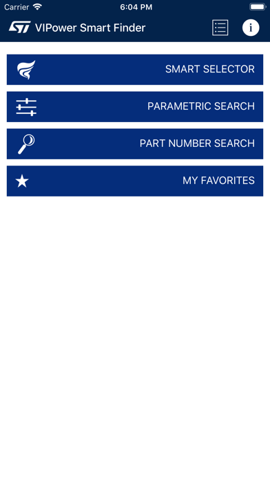 ST VIPower Smart Finder screenshot 1