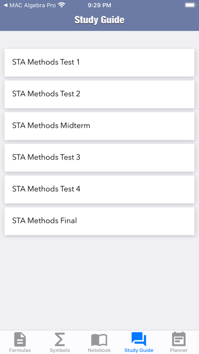 STA Methods screenshot 2